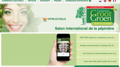 Comme tant d’autres, les organisateurs de GrootGroen + se sont trouvés contraints de remettre à 2021 leur prochain événement physique. Une édition numérique est en cours de préparation. 